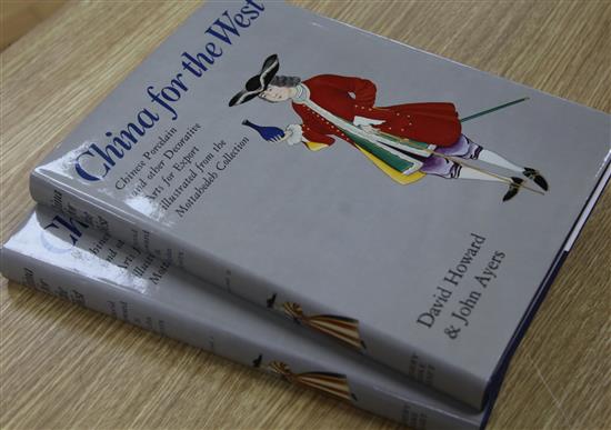 Howard, David Sanctuary - Ayers, John G - China for The West, 2 vols, quarto, in d.js, with slip case, London and